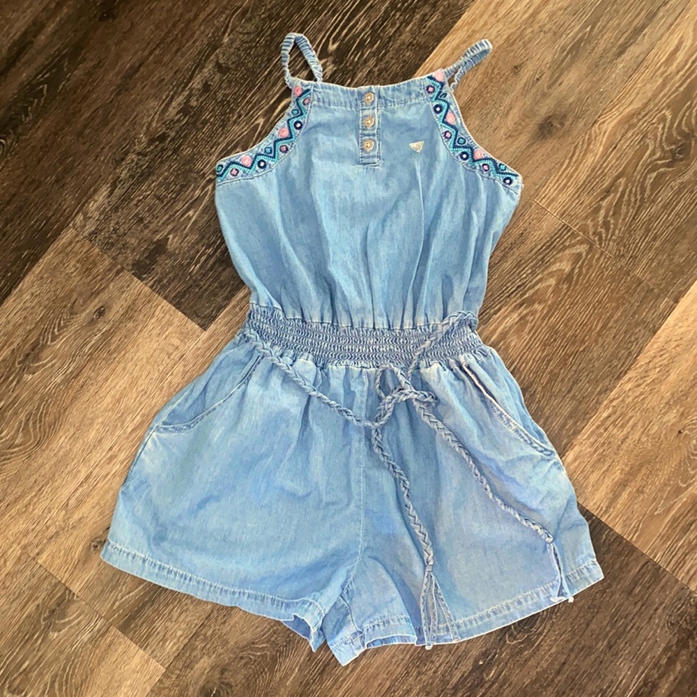 Guess Kids Chambray Romper
